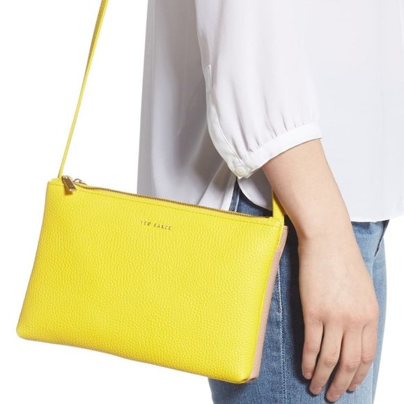 🎁 Ted Baker London Cottii Leather Shoulder Bag - Picture 1 of 13